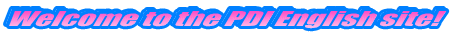 Welcome to the PDI English site!