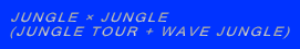 JUNGLE �~ JUNGLE (JUNGLE TOUR + WAVE JUNGLE)